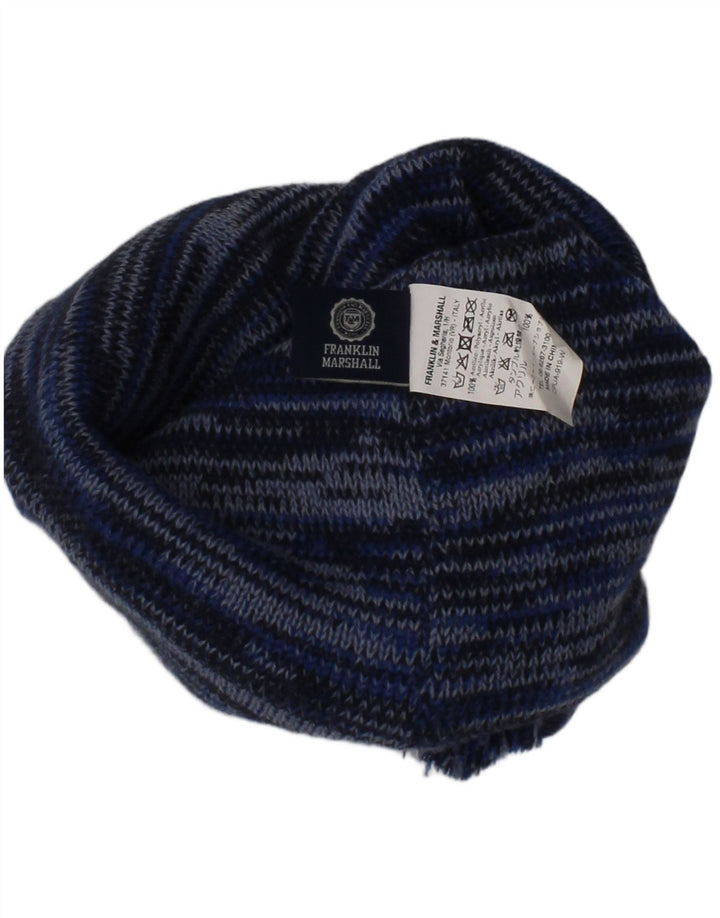 Franklin Marshall Mens Bobble Hat One Size Multicoloured Fair Isle Winter