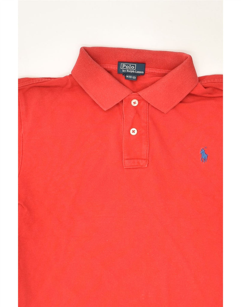 POLO RALPH LAUREN Boys Polo Shirt 10-11 Years Medium Red Cotton | Vintage Polo Ralph Lauren | Thrift | Second-Hand Polo Ralph Lauren | Used Clothing | Messina Hembry 