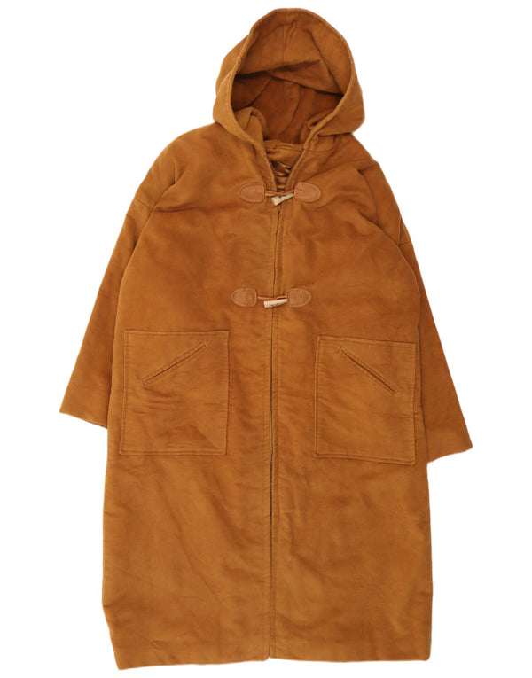 Vintage Womens Hooded Duffle Coat UK 18 XL Beige
