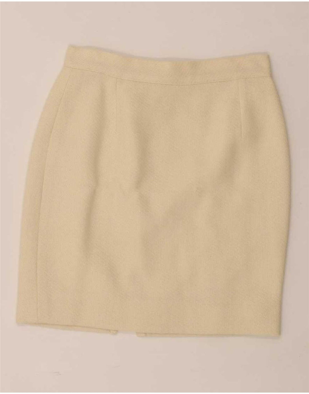 Andrea's Womens 5 Button 2 Piece Skirt Set IT 46 Large W28  Beige Wool