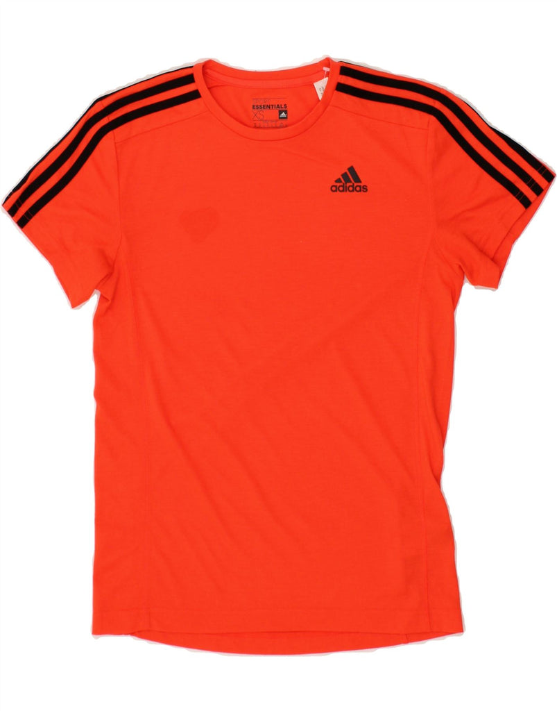 ADIDAS Mens Climalite T-Shirt Top XS Red Polyester Vintage Adidas and Second-Hand Adidas from Messina Hembry 