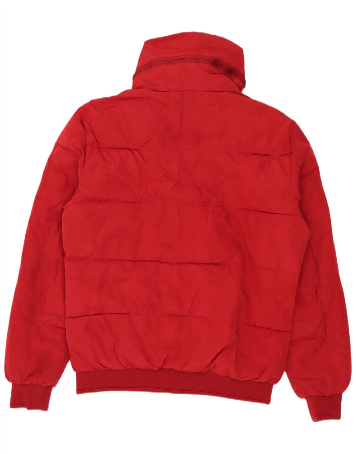 ZARA Mens Padded Jacket UK 40 Large Red Polyester