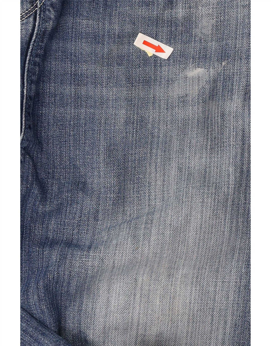 Diesel Mens Timmen Straight Jeans W33 L34 Blue Cotton