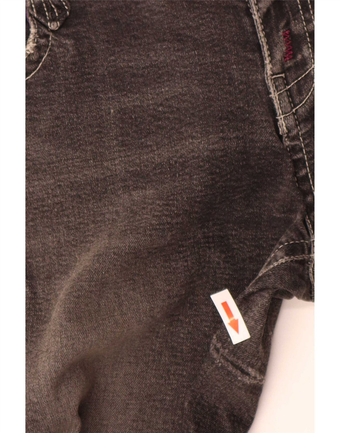 Roxy Womens Graphic Slim Jeans W32 L32 Grey Cotton