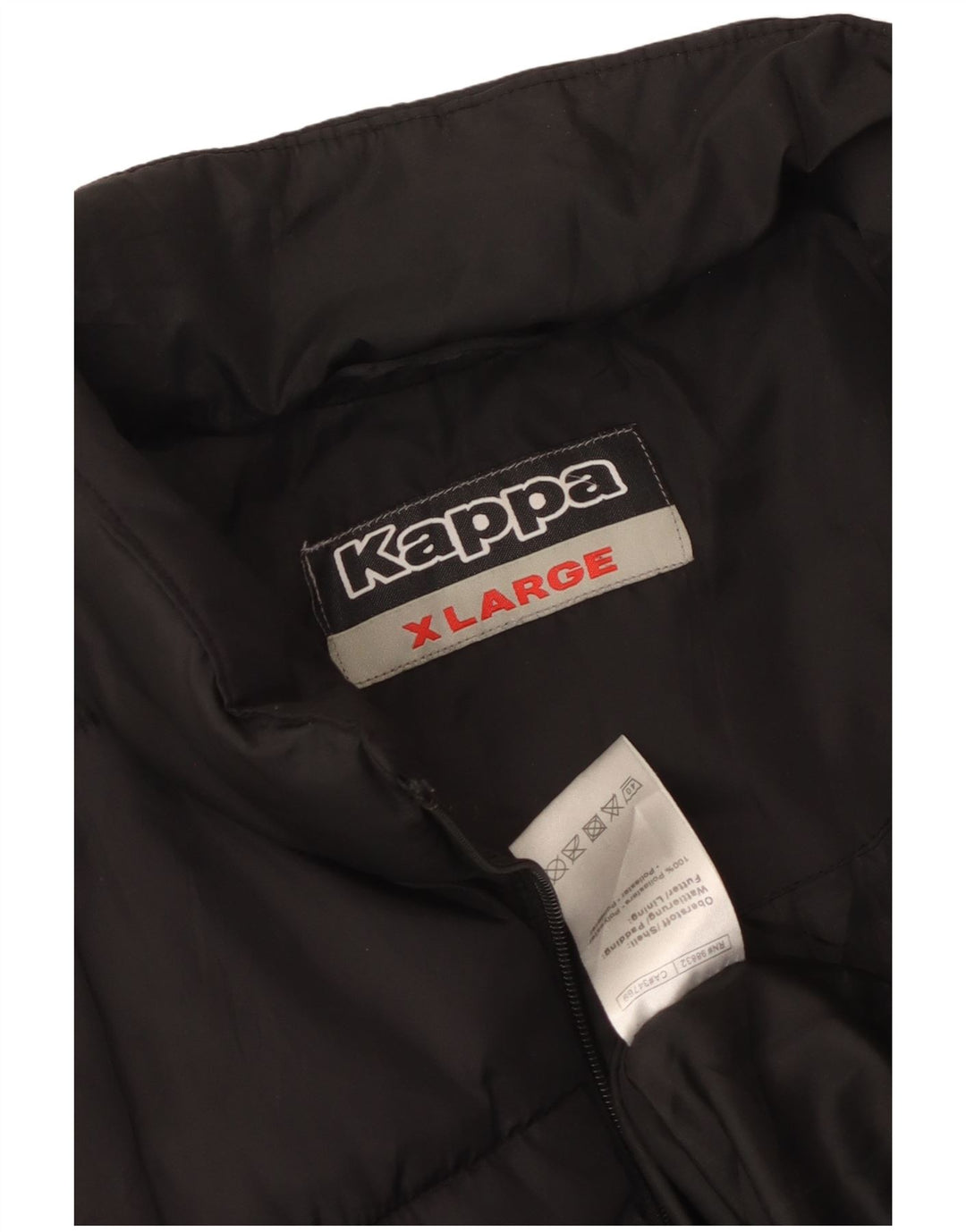 Kappa Womens Padded Gilet UK 18 XL Black Polyester