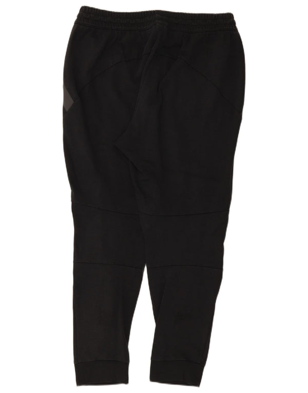 Adidas Mens Tracksuit Trousers Joggers XL Black Colourblock Cotton