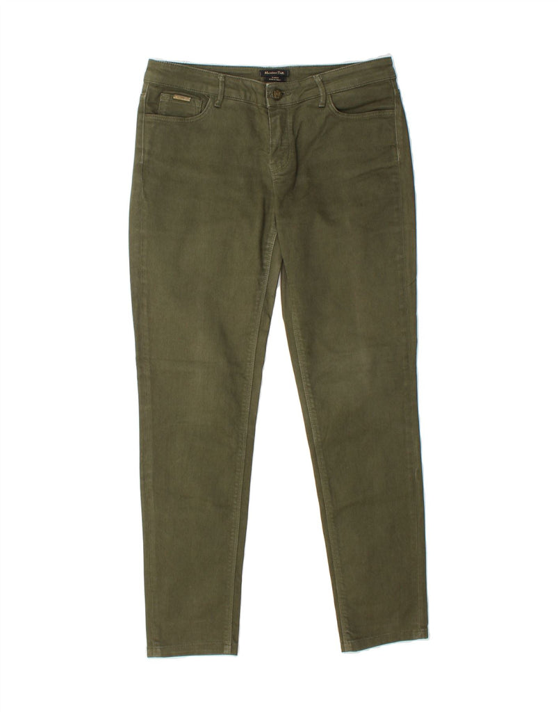 MASSIMO DUTTI Womens Slim Jeans EU 40 Medium W30 L29 Khaki Cotton Vintage Massimo Dutti and Second-Hand Massimo Dutti from Messina Hembry 