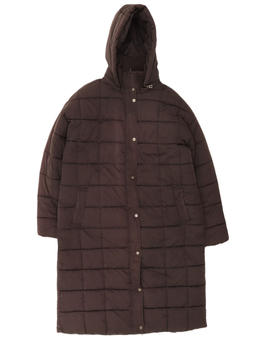 Fat Face Womens Hooded Padded Coat UK 18 XL Black Polyester