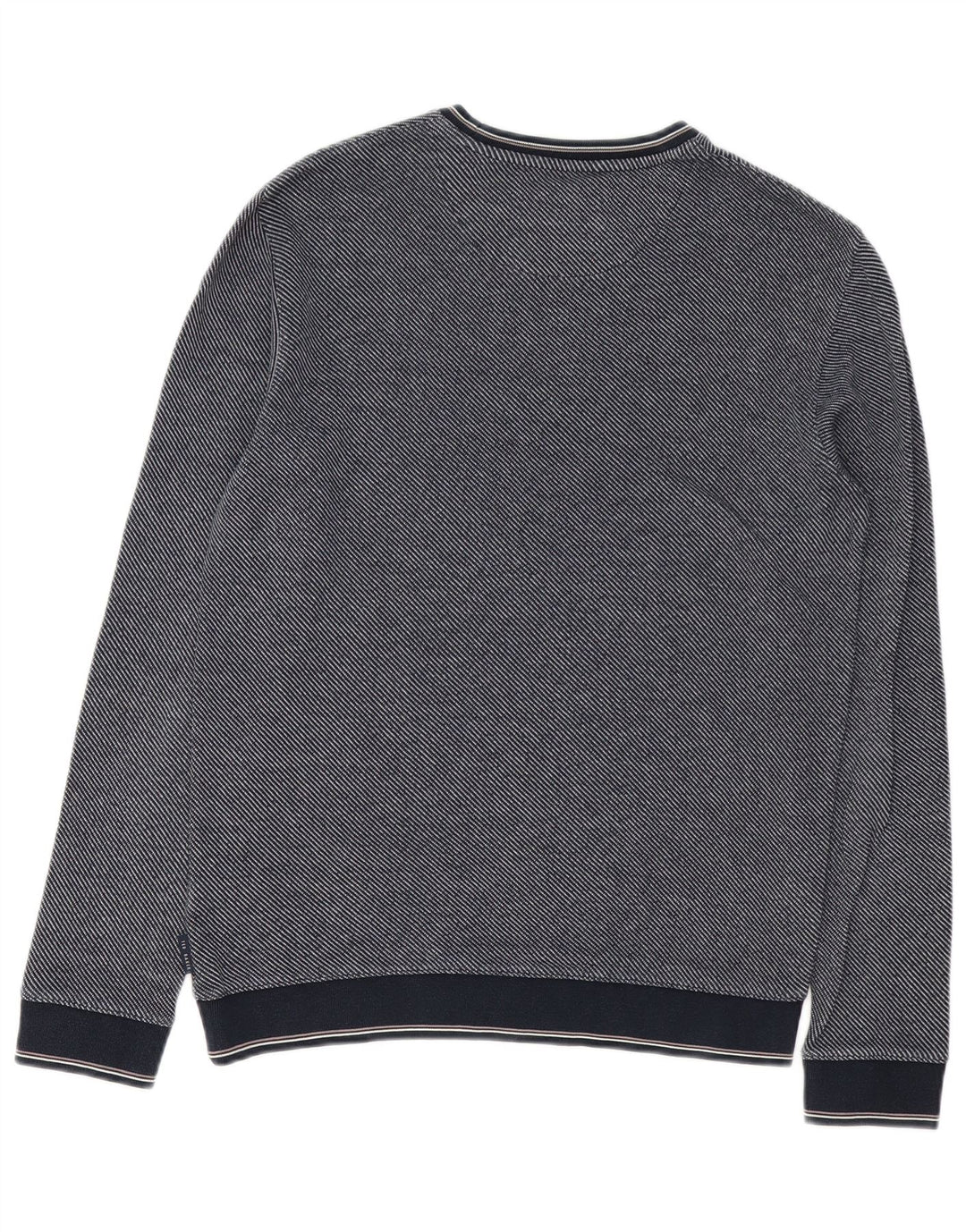 Ted Baker Mens Sweatshirt Jumper Size 2 Small Navy Blue Cotton