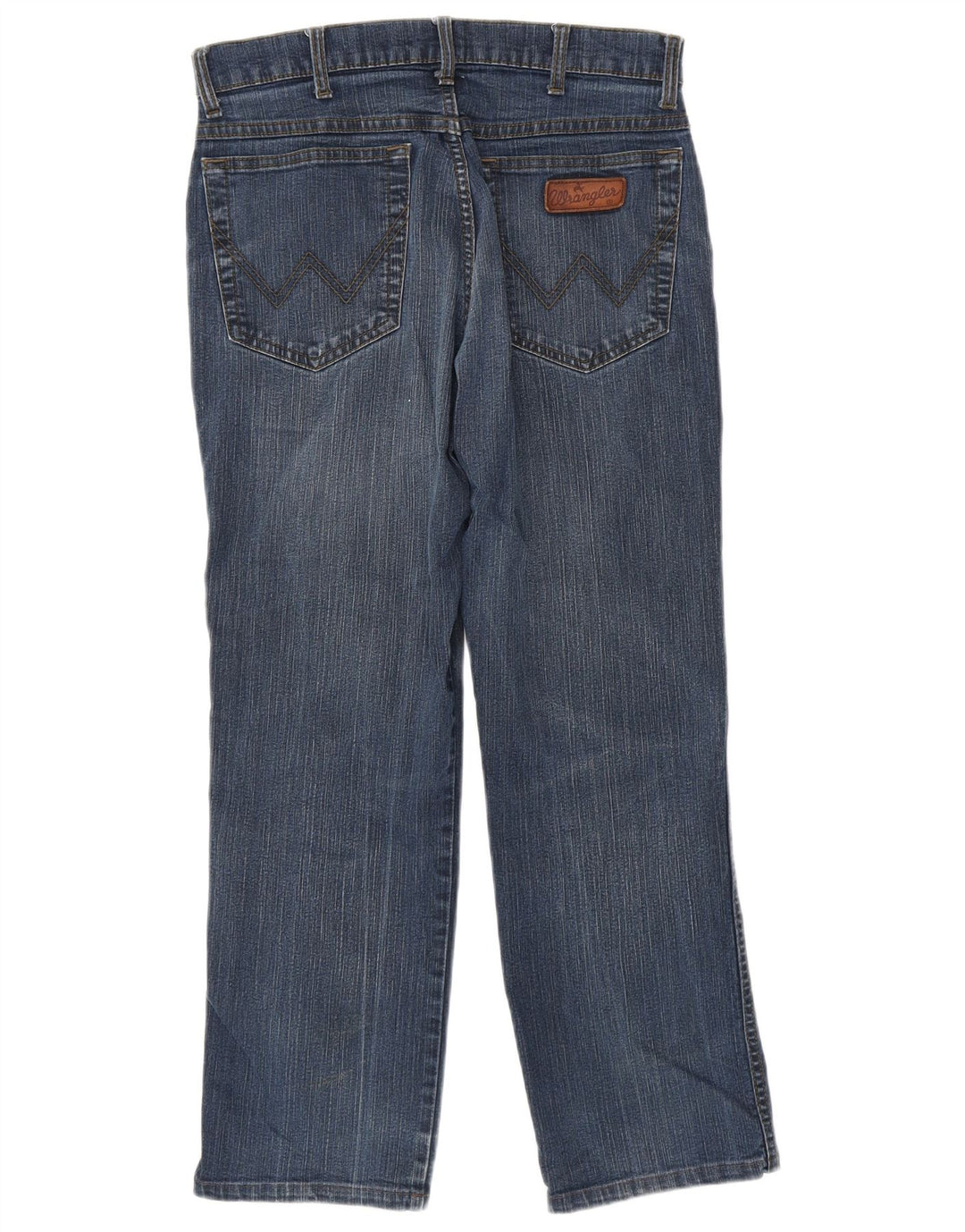 Wrangler Mens Texas Stretch Straight Jeans W31 L27 Blue Cotton