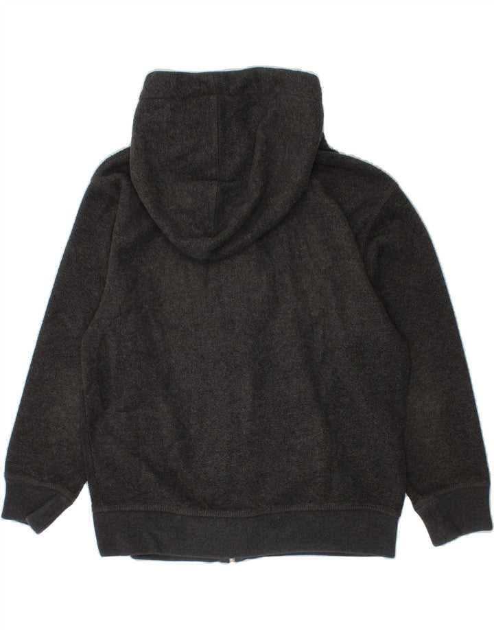 GAP Boys Graphic Fleece Zip Hoodie Sweater 6-7 Years Grey Polyester Vintage Gap and Second-Hand Gap from Messina Hembry 