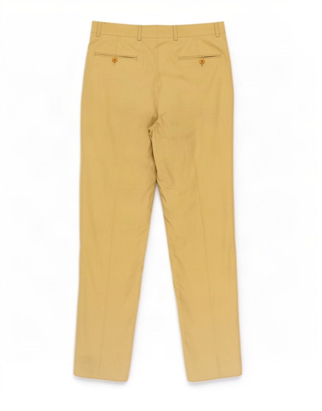 Vintage Womens Pegged Chino Trousers W30 L36 Yellow