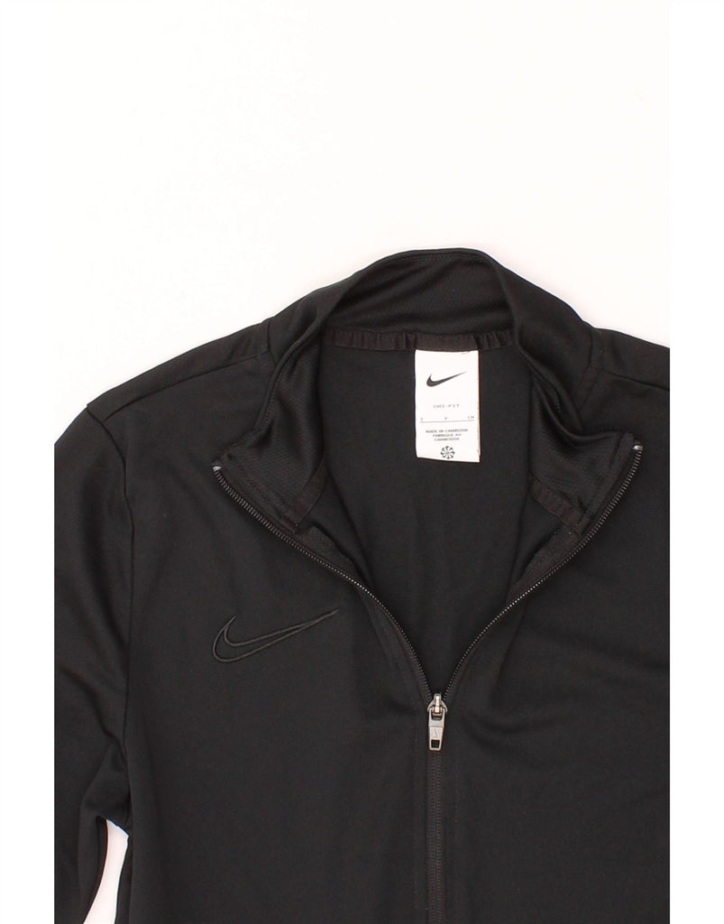 NIKE Mens Dri Fit Tracksuit Top Jacket Small Black Polyester Vintage Nike and Second-Hand Nike from Messina Hembry 