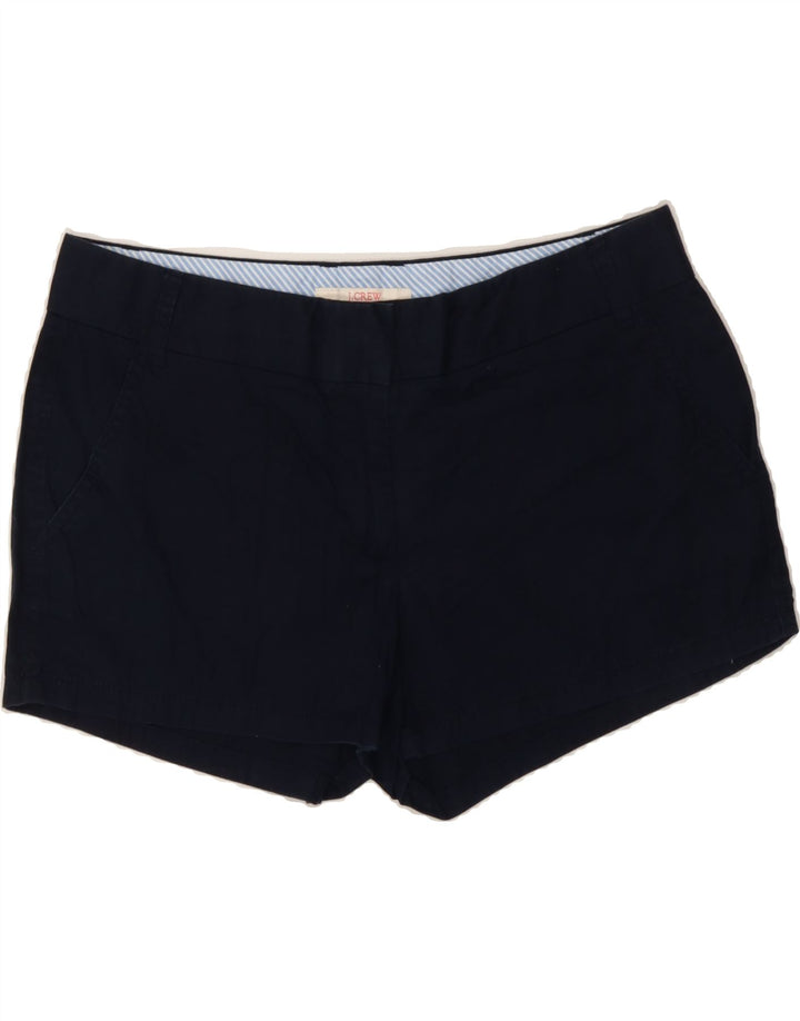 J. CREW Womens Broken In Chino Shorts US 8 Medium W30 L Navy Blue Cotton Vintage J. Crew and Second-Hand J. Crew from Messina Hembry 