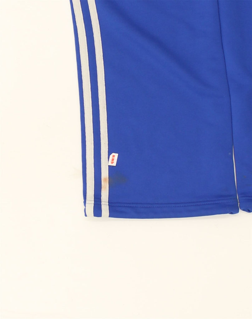 ADIDAS Womens Climalite Tracksuit Trousers UK 4-6 XS Blue Polyester | Vintage Adidas | Thrift | Second-Hand Adidas | Used Clothing | Messina Hembry 