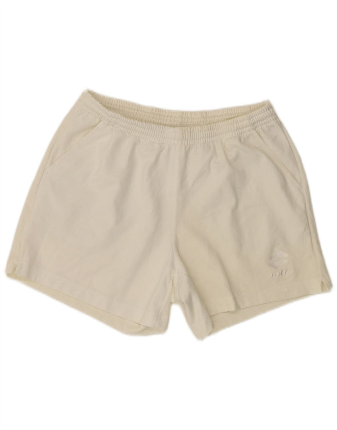 LOTTO Mens Sport Shorts Medium Off White