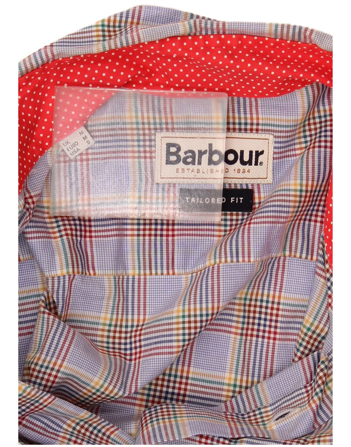 BARBOUR Mens Tailored Fit Shirt Medium Multicoloured Check