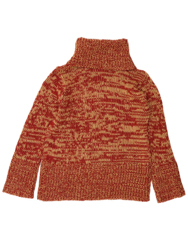 Blue Motion Womens Roll Neck Jumper Sweater UK 16 Large Red Flecked