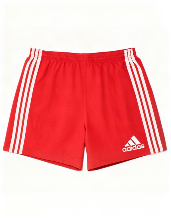 Adidas Boys Climacool Sport Shorts 15-16 Years Red Polyester