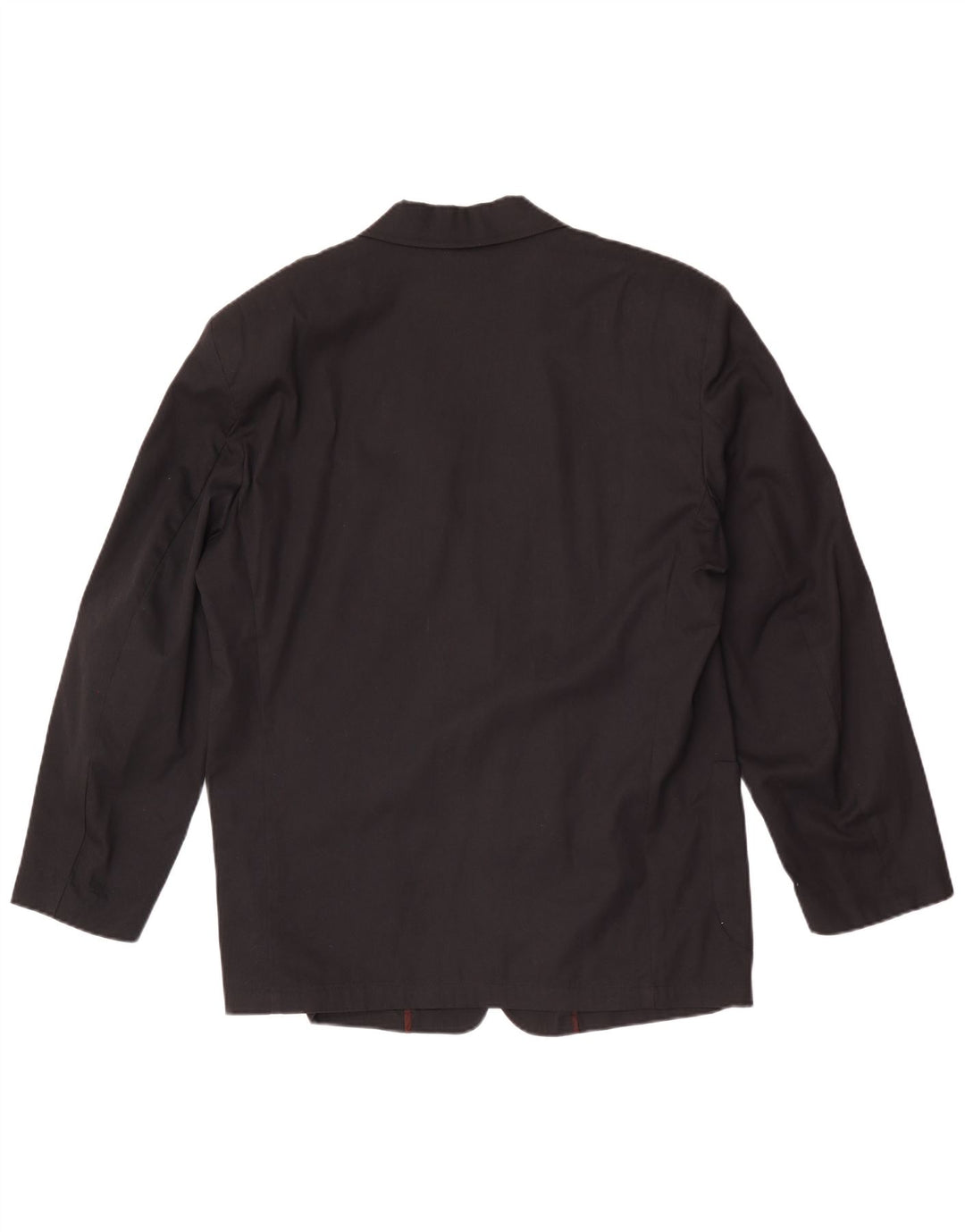 Wampum Mens 2 Button Blazer Jacket UK 40 Large Black Viscose
