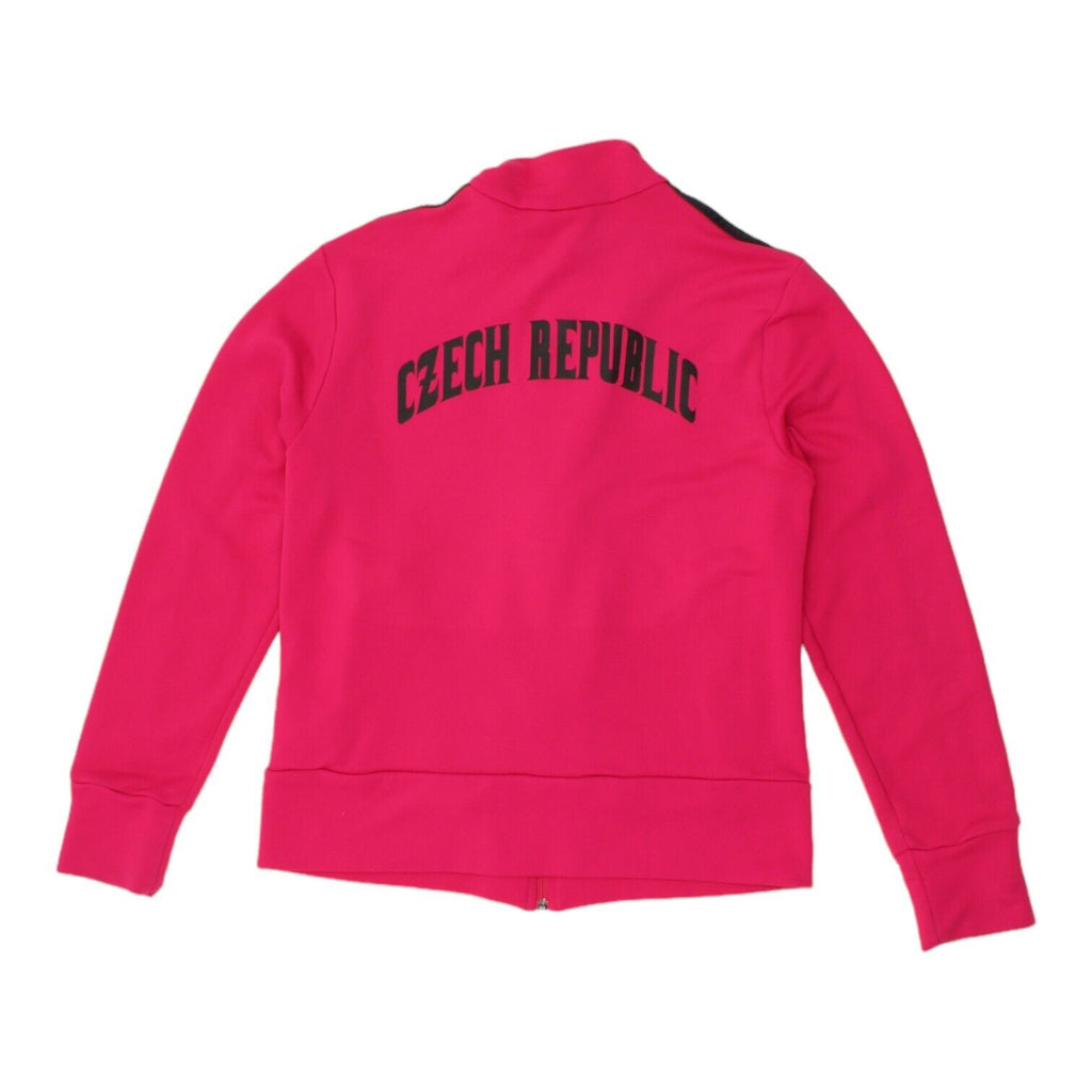 Czech Republic Adidas Womens Pink Track Jacket | Vintage Sportswear VTG Vintage Messina Hembry and Second-Hand Messina Hembry from Messina Hembry 