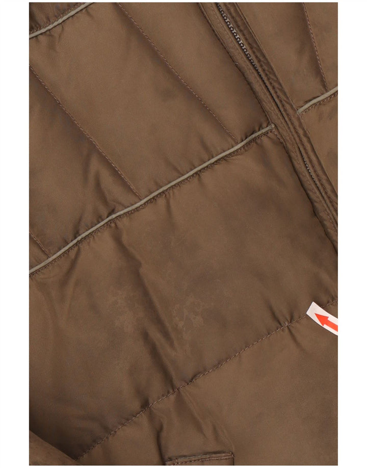 Columbia Mens Loose Fit Padded Jacket UK 36 Small Khaki