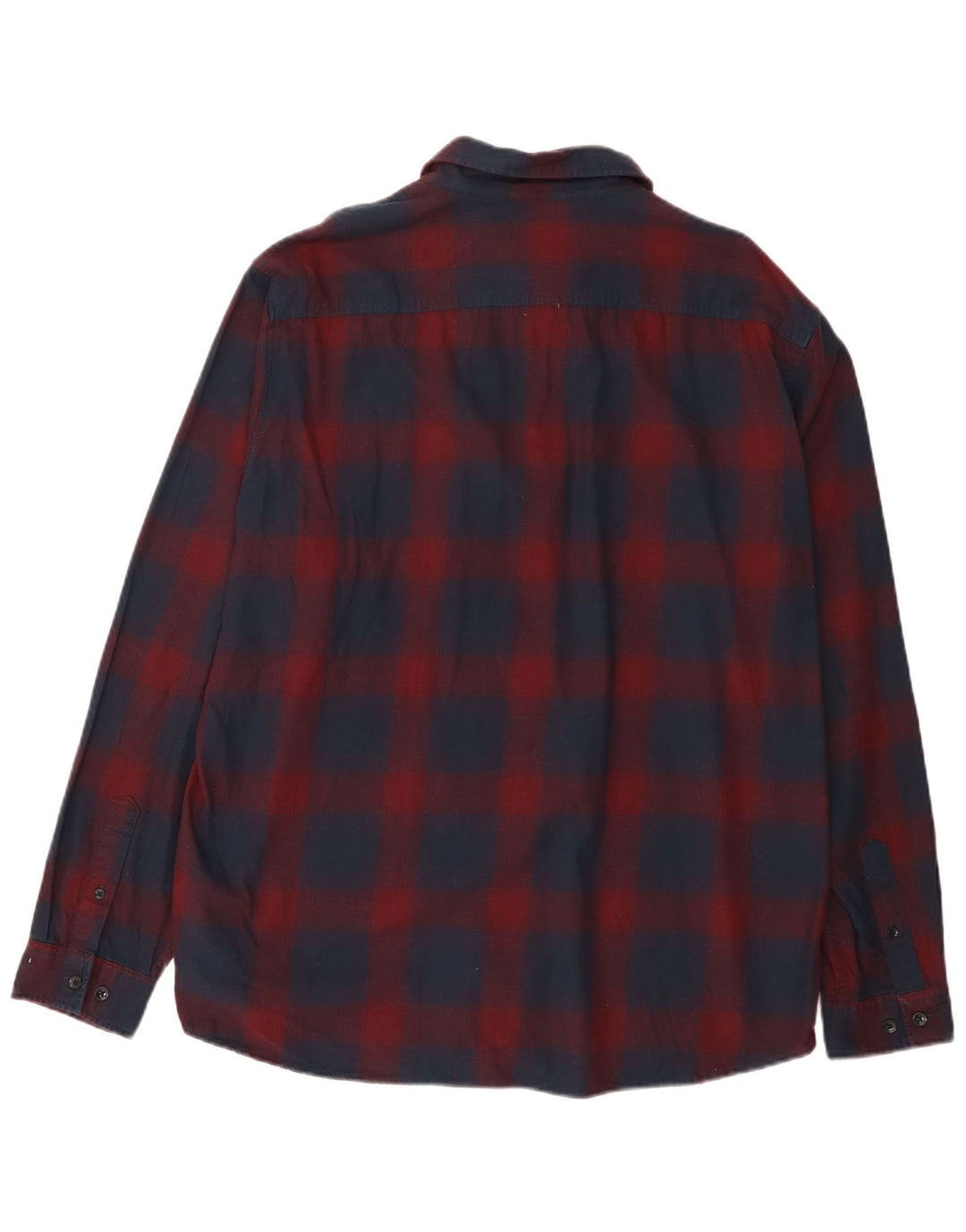 Jack & Jones Mens Flannel Shirt 2XL Red Check Cotton