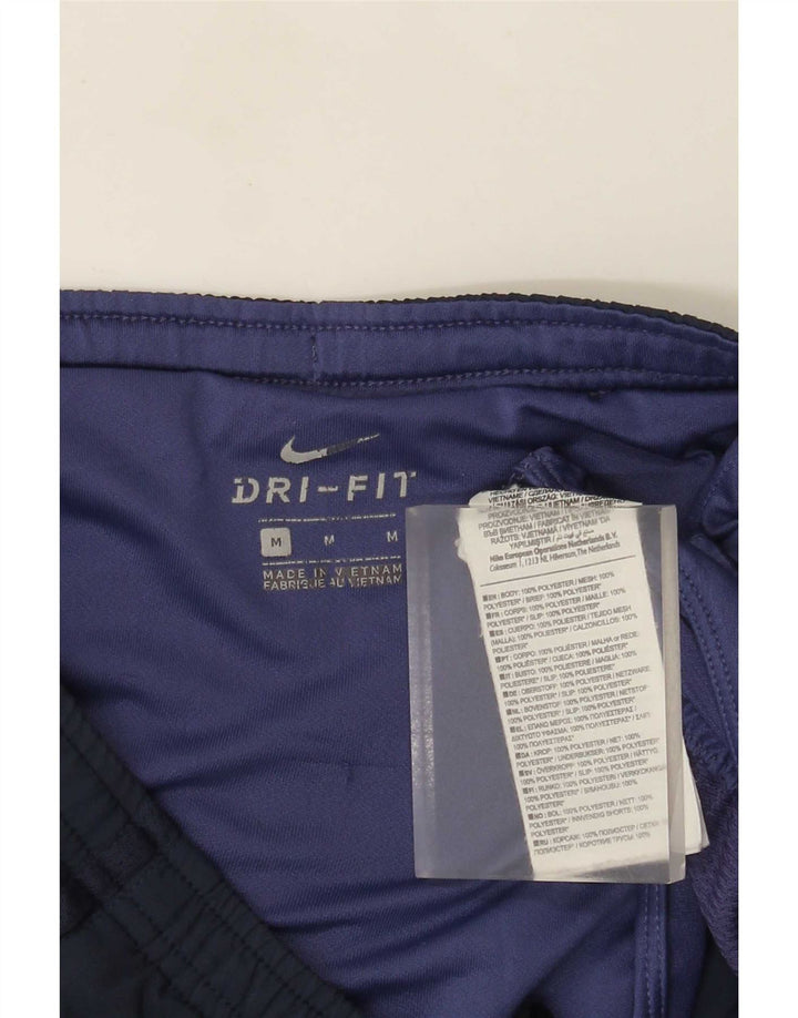 Nike Mens Dri Fit Sport Shorts Medium Navy Blue Colourblock Polyester