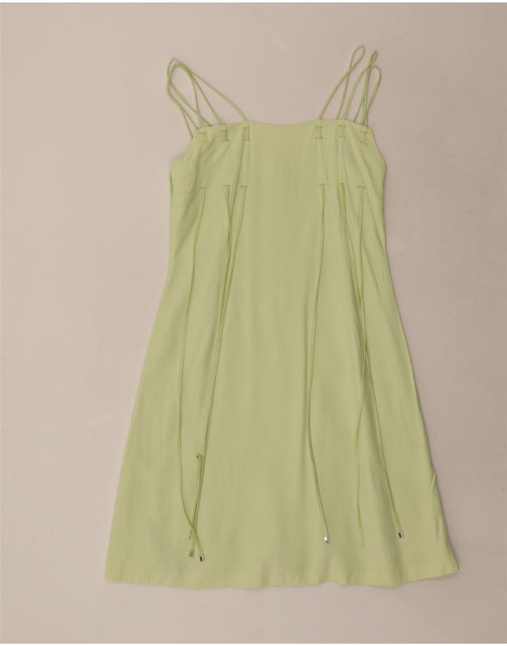Gattinoni Womens Slip Dress IT 44 Medium Green