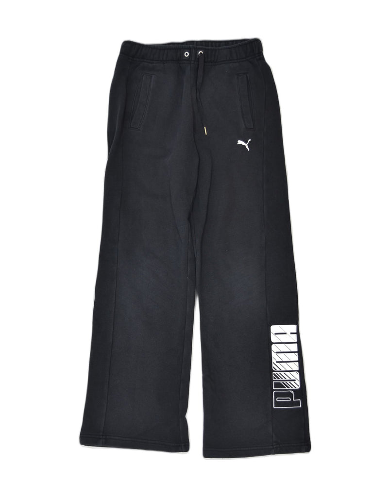 PUMA Girls Tracksuit Trousers 12-13 Years  Black Cotton | Vintage | Thrift | Second-Hand | Used Clothing | Messina Hembry 