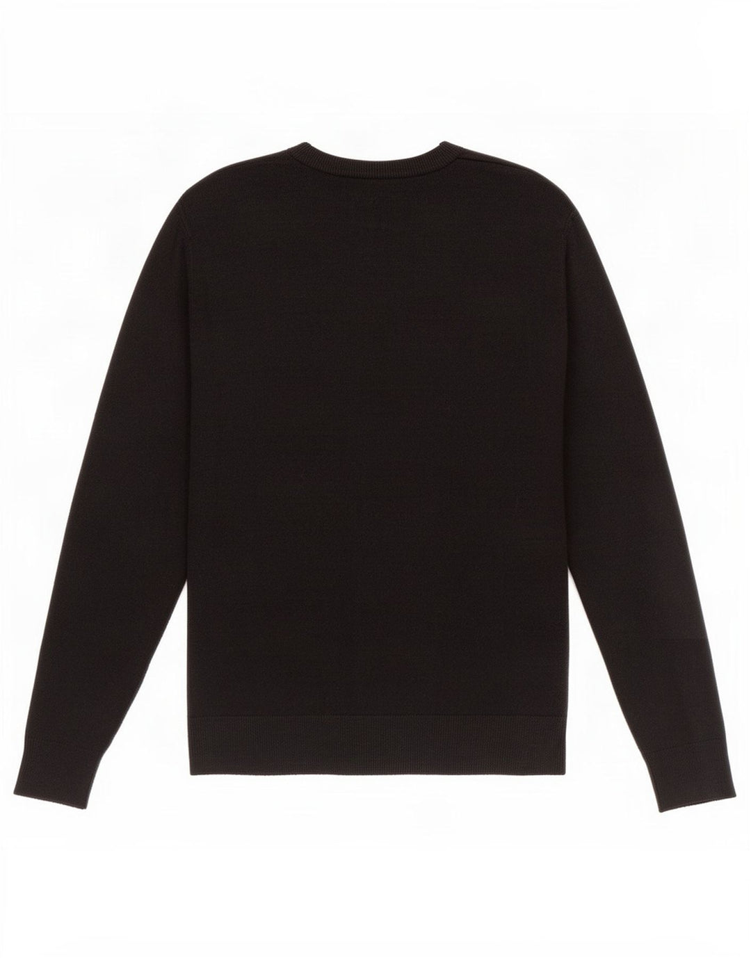 Marks & Spencer Mens Boat Neck Jumper Sweater Medium Black Acrylic