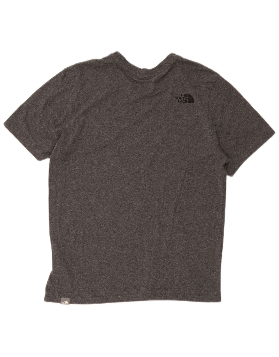 The North Face Mens T-Shirt Top Medium Grey Flecked Cotton
