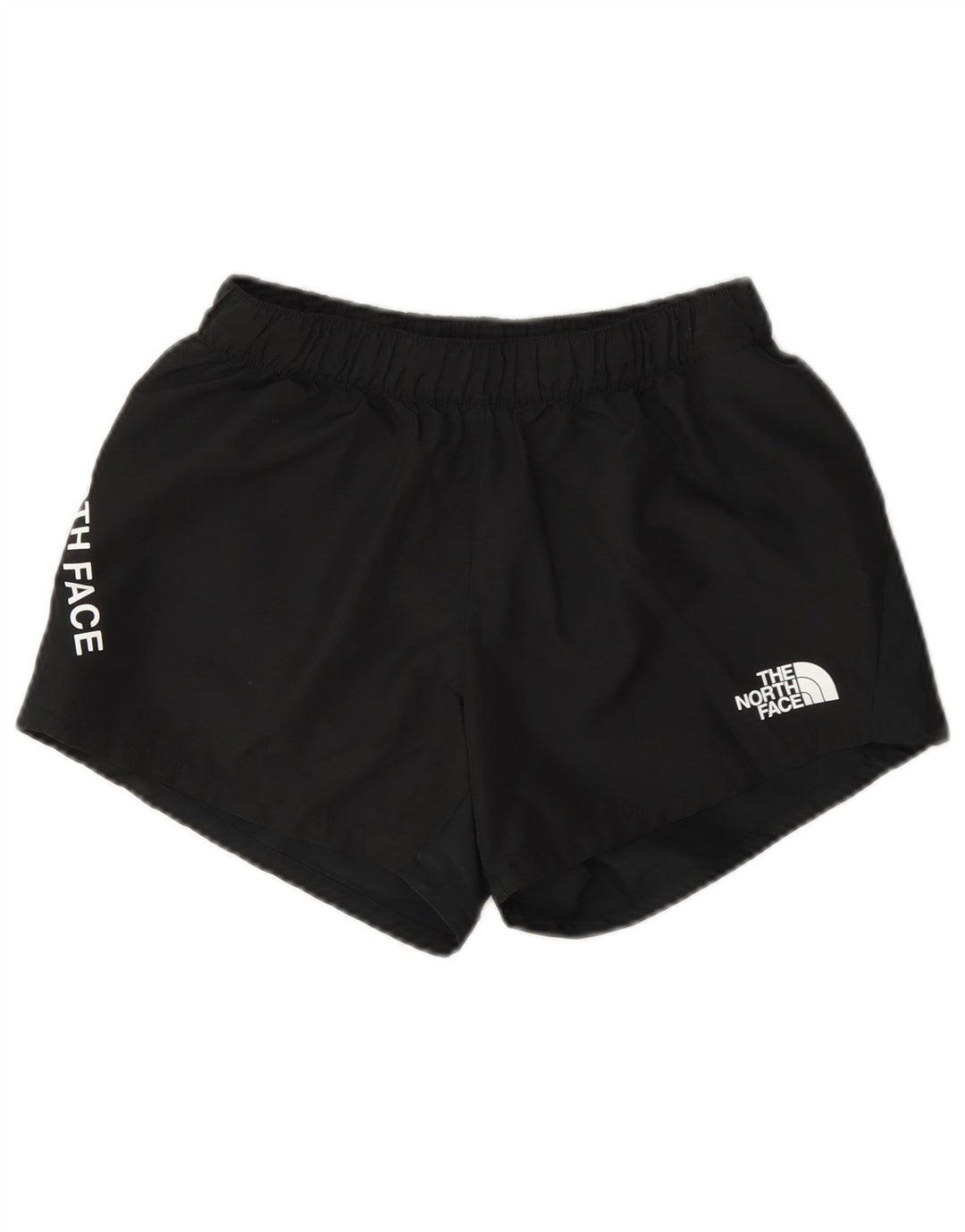 The North Face Womens Graphic Sport Shorts UK 10 Small Black Polyester