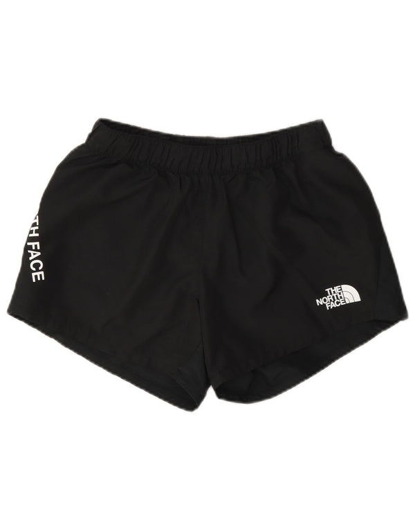 The North Face Womens Graphic Sport Shorts UK 10 Small Black Polyester
