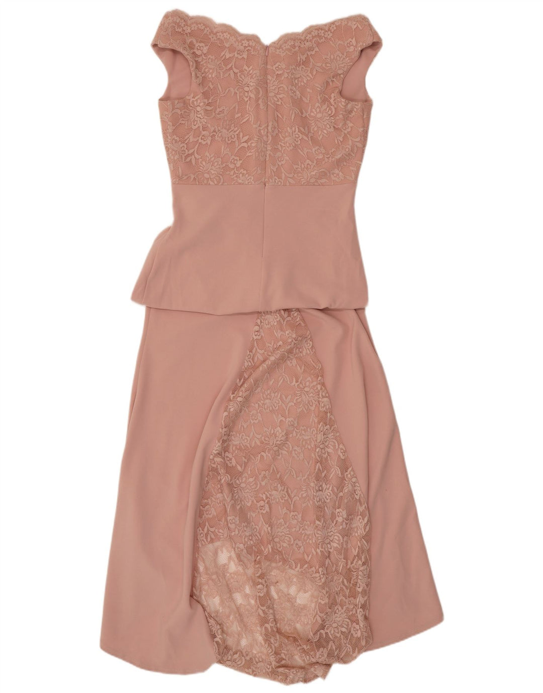 QUIZ Womens Sleeveless Maxi Dress UK 12 Medium Pink Floral Polyester