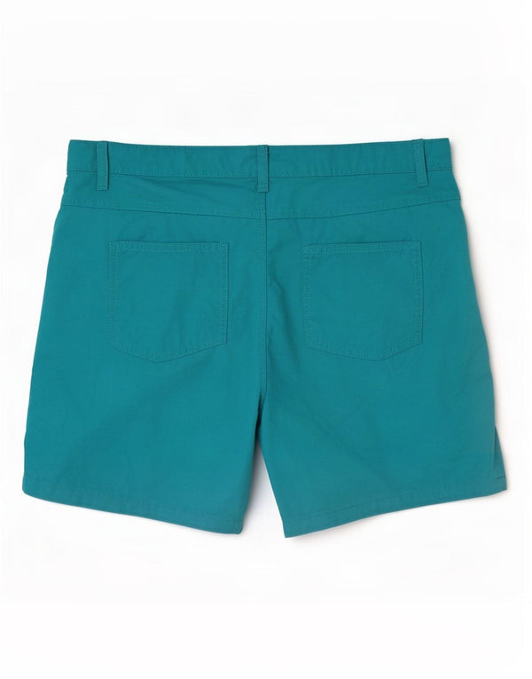 Mountain Warehouse Womens Chino Shorts UK 12 Medium W32 Blue