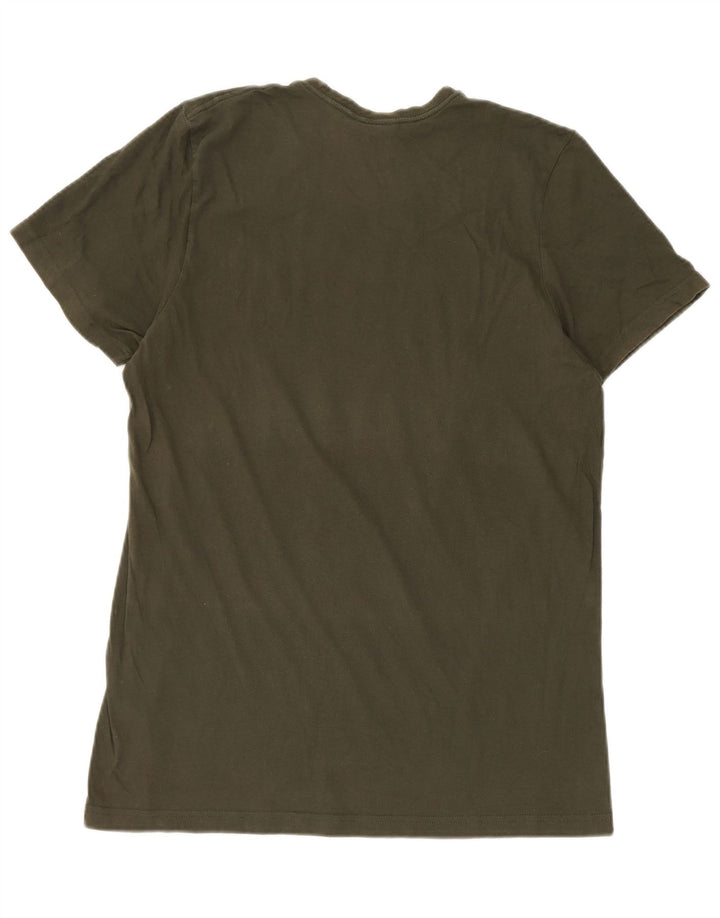 Adidas Mens Graphic T-Shirt Top Large Khaki