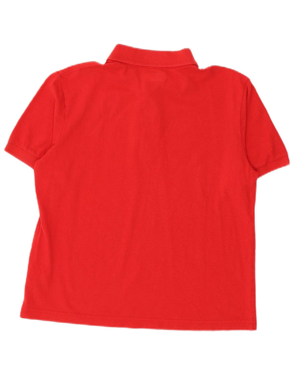 Kappa Mens Polo Shirt Medium Red Cotton