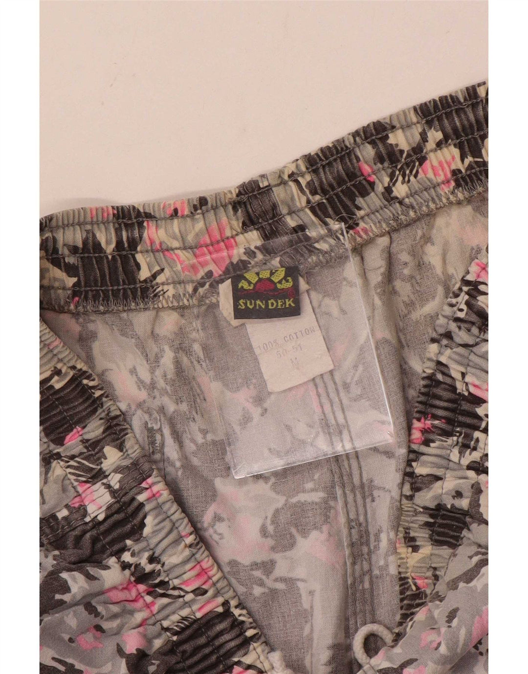 Sundek Mens Sport Shorts Medium Multicoloured Camouflage Cotton