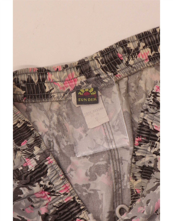 Sundek Mens Sport Shorts Medium Multicoloured Camouflage Cotton