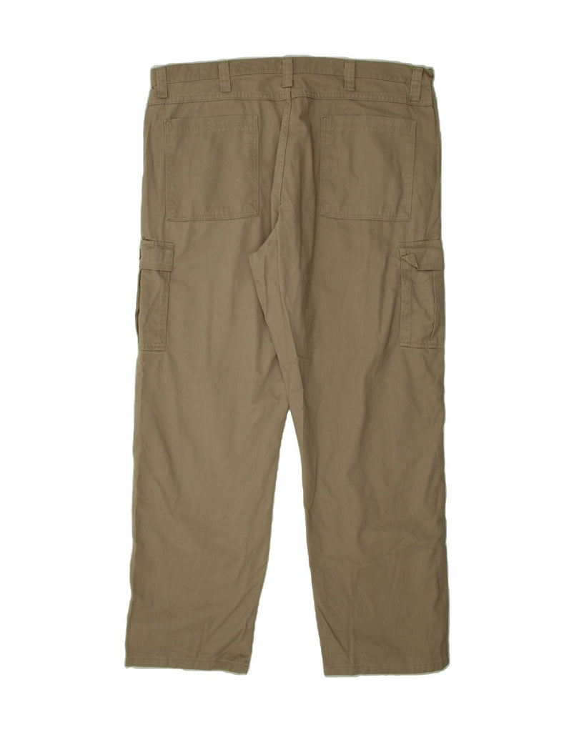WRANGLER Mens Straight Cargo Trousers W42 L32 Beige Cotton Vintage Wrangler and Second-Hand Wrangler from Messina Hembry 