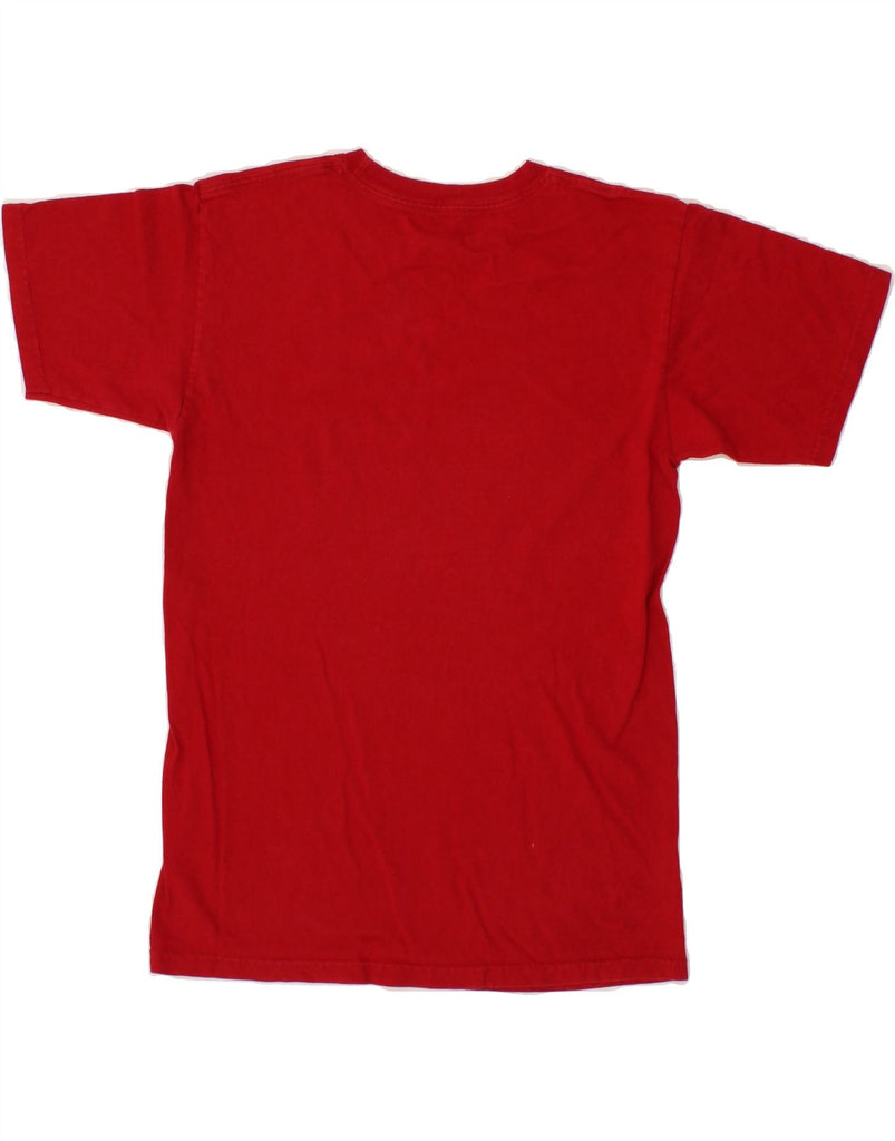 VANS Mens Graphic T-Shirt Top Small Red Vintage Vans and Second-Hand Vans from Messina Hembry 