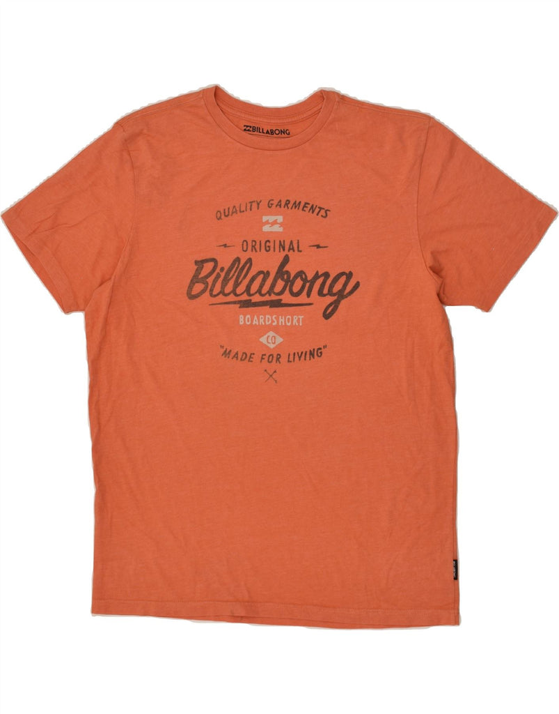 BILLABONG Mens Core Fit Graphic T-Shirt Top Large Orange Cotton | Vintage Billabong | Thrift | Second-Hand Billabong | Used Clothing | Messina Hembry 