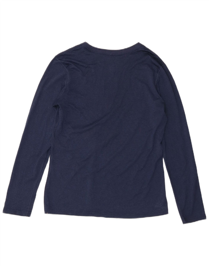 Nike Mens Graphic Top Long Sleeve Medium Navy Blue