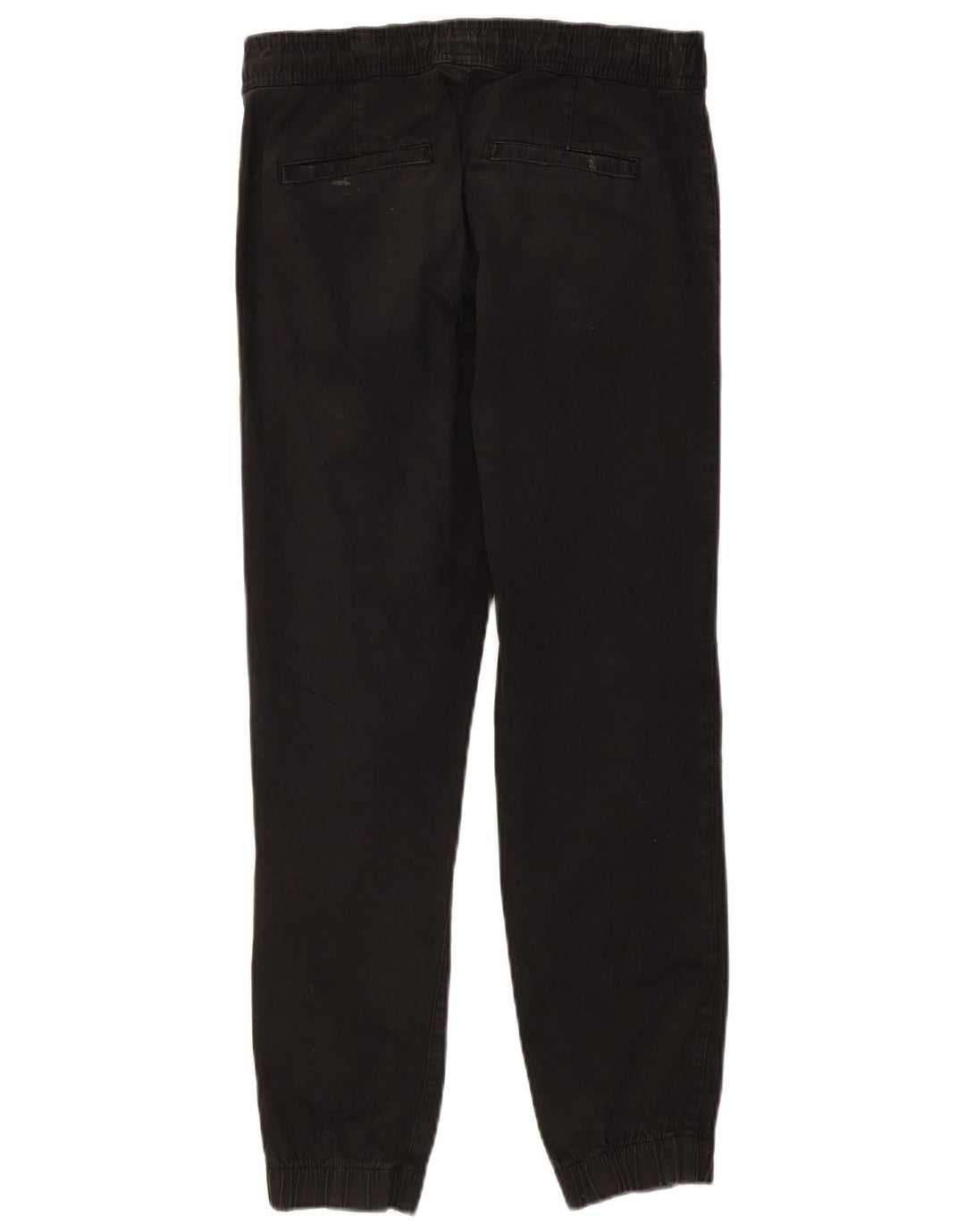 ZARA Mens Joggers Chino Trousers Small W29 L28 Black