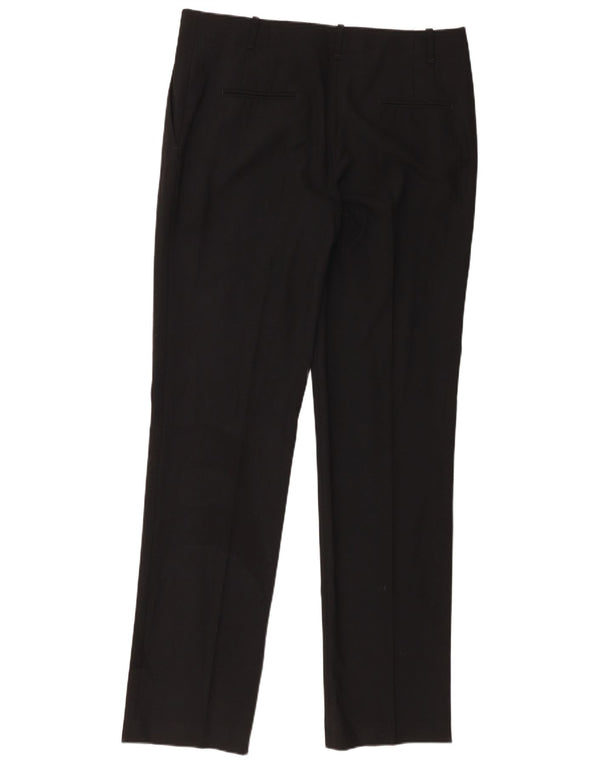 Zara Womens Pegged Casual Trousers EU 44 XL W34 L34 Black