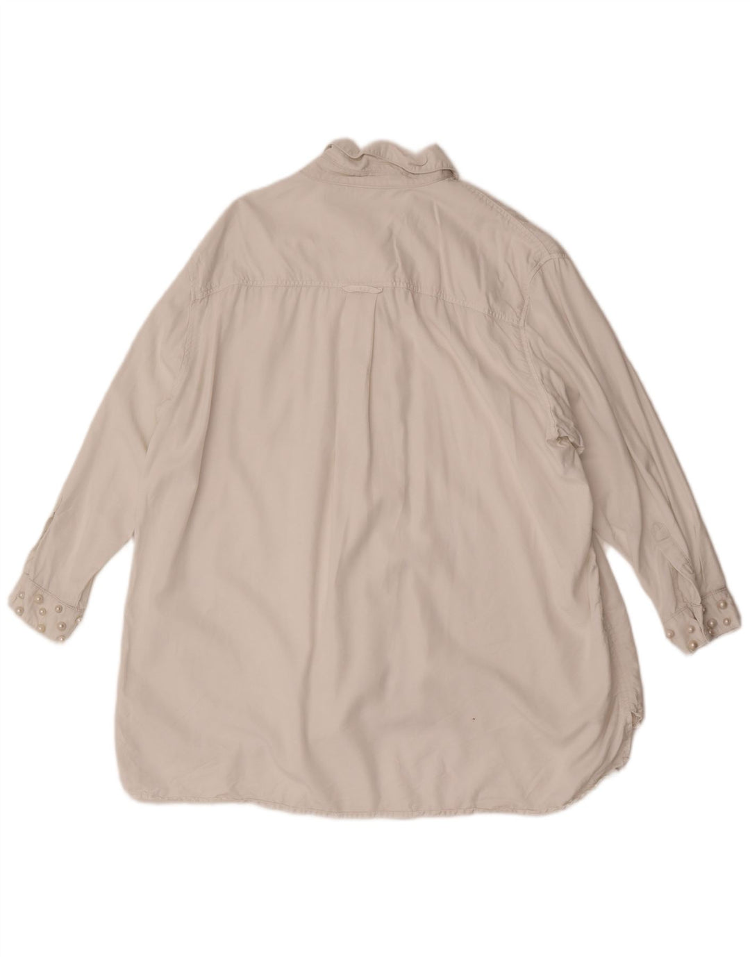 Zara Womens Oversized Shirt Dress UK 16 Large White