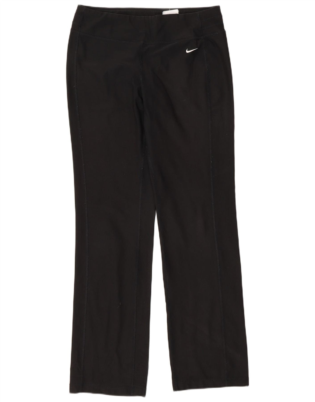 Nike Womens Dri Fit Tracksuit Trousers UK 14 Medium Black Polyester