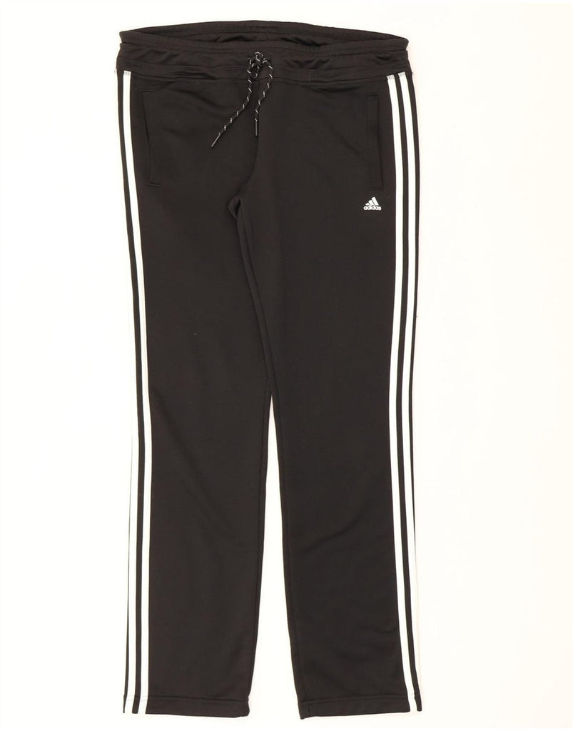 ADIDAS Womens Climalite Tracksuit Trousers UK 8/10 Small  Black Polyester Vintage Adidas and Second-Hand Adidas from Messina Hembry 