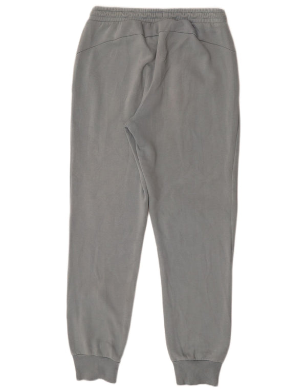 Puma Womens Tracksuit Trousers Joggers UK 14 Medium Blue Cotton